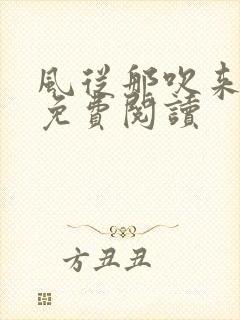 风从那吹来小说免费阅读