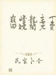 巅峰龙主丁长顺田晓兰免费阅读