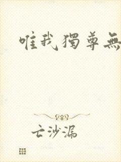 唯我独尊无弹窗