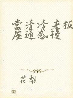 当清冷老板和插座通感后