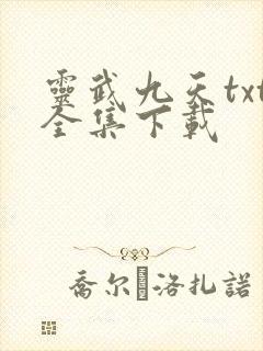 灵武九天txt全集下载