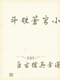 斗破苍穹小说
