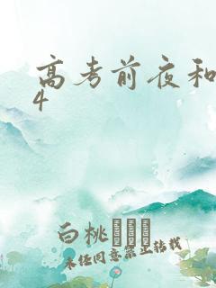 高考前夜和儿子4