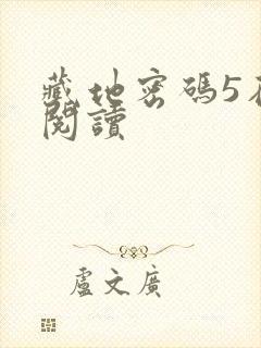 藏地密码5在线阅读