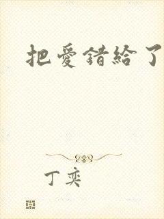 把爱错给了你