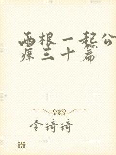 两根一起公憩止痒三十篇