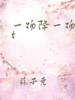一物降一物txt