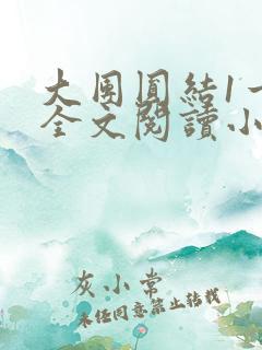 大团圆结1一6全文阅读小说