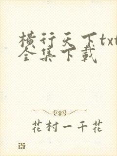 横行天下txt全集下载