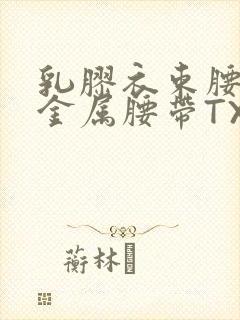 乳胶衣束腰勒紧金属腰带TXT