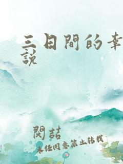 三日间的幸福小说
