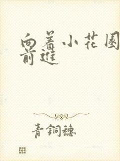 向着小花园深处前进