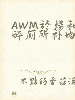 AWM于炀和祁醉厕所补肉
