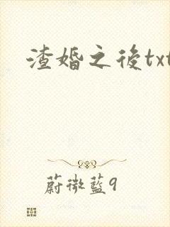 渣婚之后txt