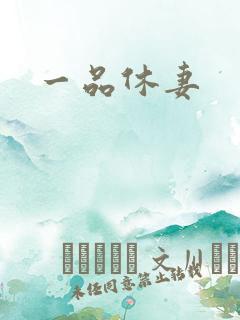一品休妻