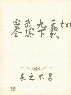 灵武九天txt全集下载