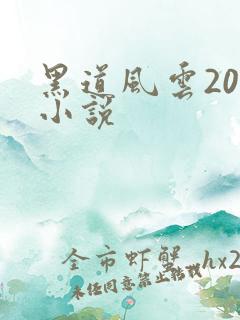 黑道风云20年小说