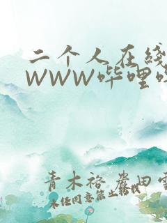 二个人在线观看WWW哔哩哔哩