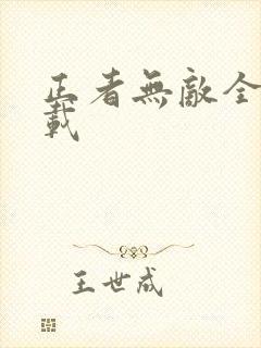 正者无敌全集下载