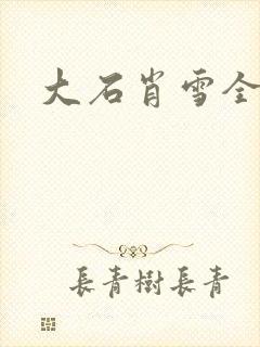 大石肖雪全文