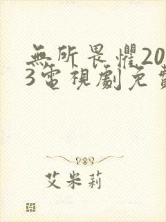 无所畏惧2023电视剧免费观看