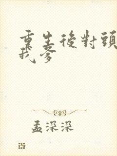 重生后对头成了我爹