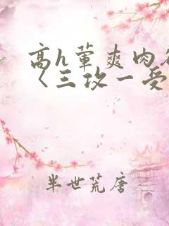 高h荤爽肉欲文〈三攻一受