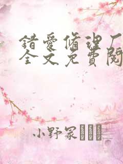 错爱修理厂小说全文免费阅读全文