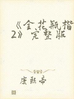 《金花瓶楷梅花2》完整版