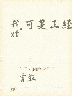 我可是正经人txt