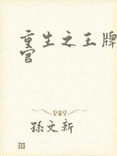 重生之王牌检察官