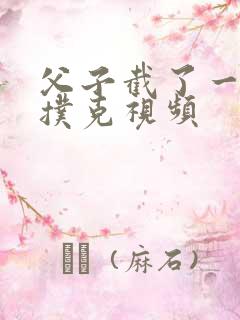 父子截了一段打扑克视频