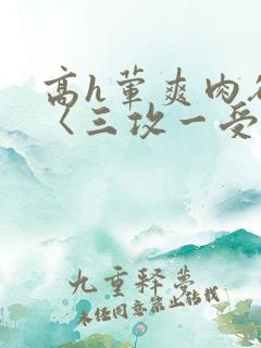 高h荤爽肉欲文〈三攻一受〉视频