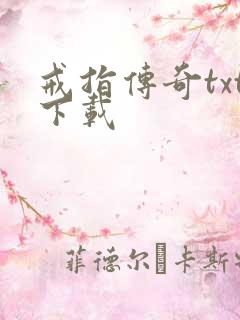 戒指传奇txt下载