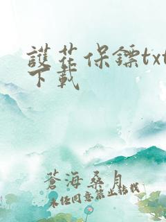 护花保镖txt下载