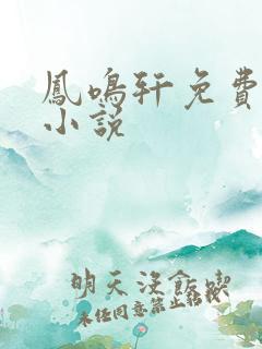 凤鸣轩免费言情小说