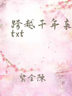 跨越千年来爱你txt