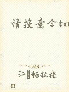 情投意合txt