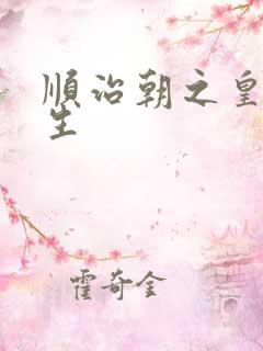 顺治朝之皇后重生