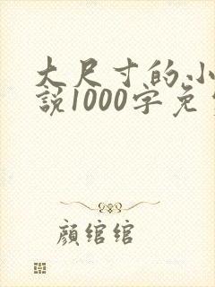 大尺寸的小黄说说1000字免费