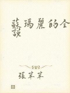 苏玛丽的全部小说