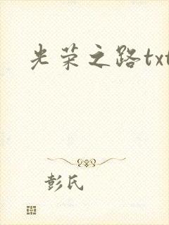 光荣之路txt
