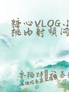 糖心VLOG小桃内射频网站
