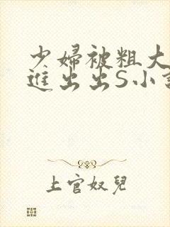 少妇被粗大猛进进出出S小说