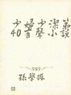 少妇少洁第1一40有声小说