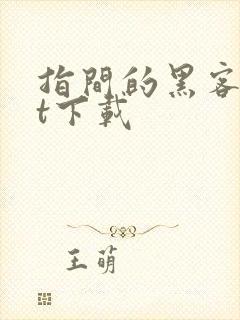 指间的黑客txt下载