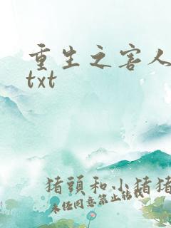重生之害人不浅txt