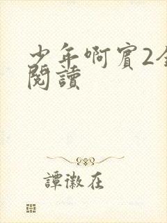 少年啊宾2全文阅读