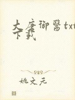 大唐御医txt下载