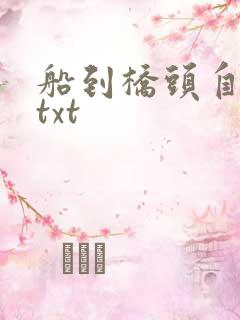 船到桥头自然直txt